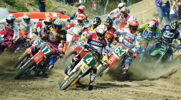 Marniq Bervoets startista kärkeen Ruskeasanta GP 250 1995